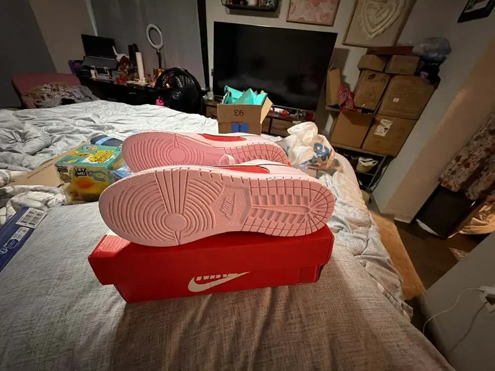 Nike Dunk Low BP Valentine's Day Pink Foam/Summit White Size 3Y